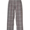 VANESSA SCOTT Cropped Pants & Culottes For Women Maroon