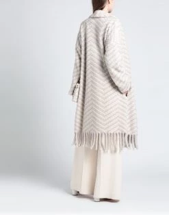 VANESSA SCOTT Coat For Women Light Grey -VANESSA SCOTT Sales Shop unnamed file 3389