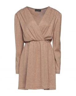 VANESSA SCOTT Short Dress For Women Beige -VANESSA SCOTT Sales Shop unnamed file 3417