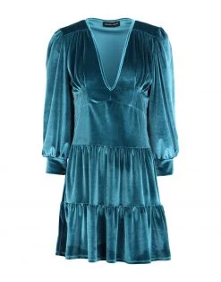 VANESSA SCOTT Short Dress For Women Deep Jade 5 VANESSA SCOTT Short Dress For Women Deep Jade -VANESSA SCOTT Sales Shop unnamed file 3525