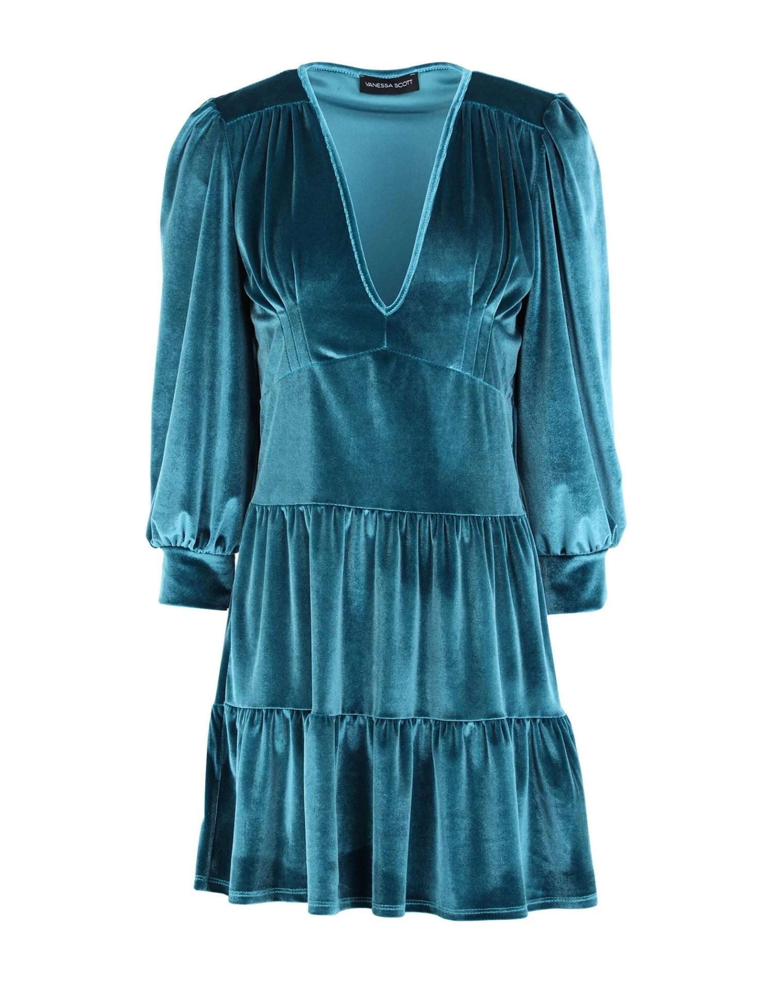 VANESSA SCOTT Short Dress For Women Deep Jade 3 VANESSA SCOTT Short Dress For Women Deep Jade - Image 3