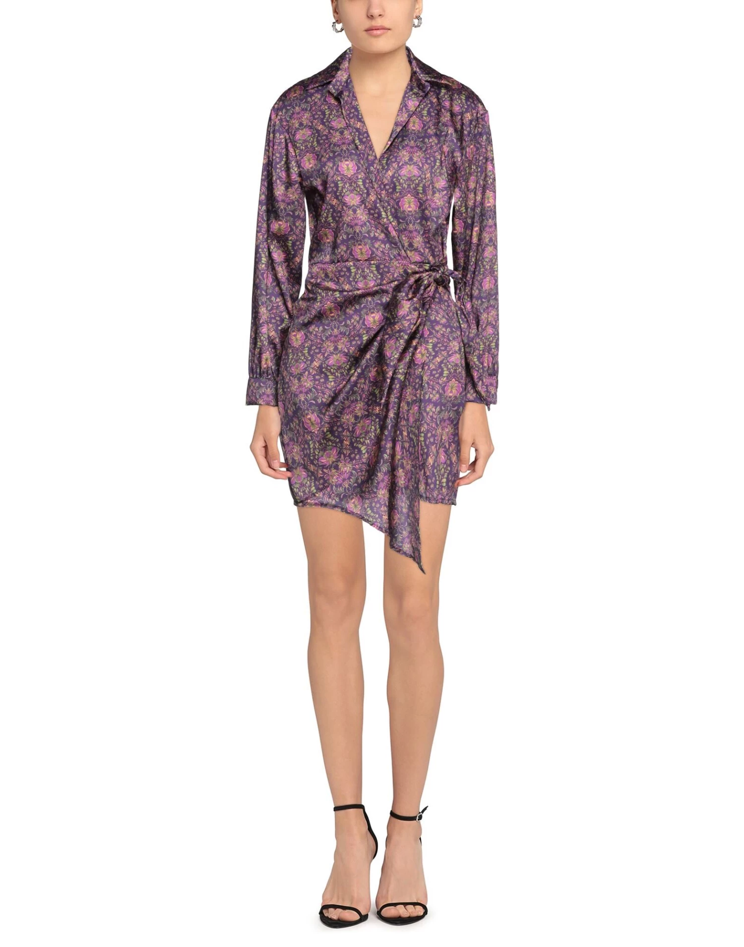 VANESSA SCOTT Short Dress For Women Purple 2 VANESSA SCOTT Short Dress For Women Purple - Image 2