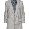 VANESSA SCOTT Blazer For Women Light Grey