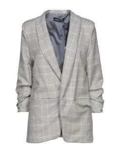 VANESSA SCOTT Blazer For Women Light Grey