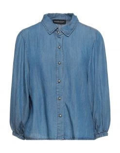 VANESSA SCOTT Denim Shirt For Women Blue