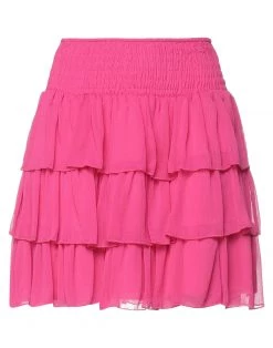 VANESSA SCOTT Mini Skirt For Women Fuchsia