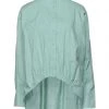 VANESSA SCOTT Solid Color Shirts & Blouses For Women Sky Blue
