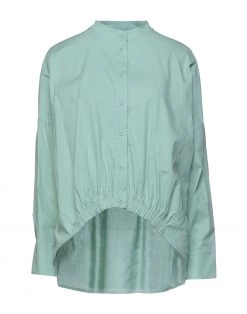 VANESSA SCOTT Solid Color Shirts & Blouses For Women Sky Blue
