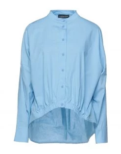 VANESSA SCOTT Solid Color Shirts & Blouses For Women Sky Blue -VANESSA SCOTT Sales Shop unnamed file 401