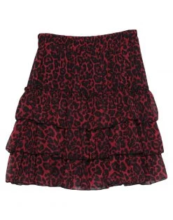 VANESSA SCOTT Midi Skirt For Women Red