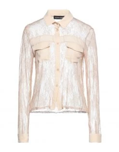 VANESSA SCOTT Lace Shirts & Blouses For Women Beige