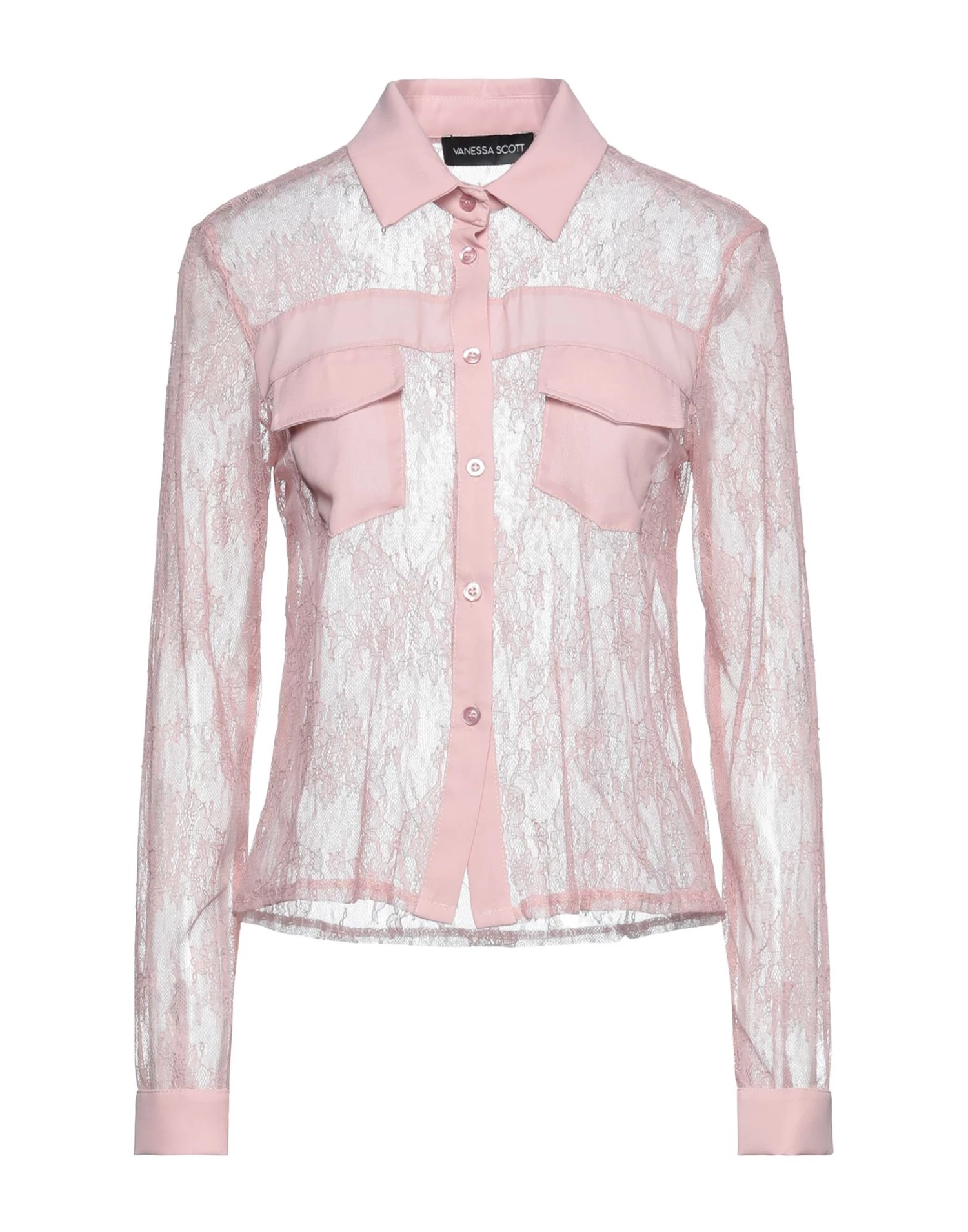 VANESSA SCOTT Lace Shirts & Blouses For Women Beige 3 VANESSA SCOTT Lace Shirts & Blouses For Women Beige - Image 3