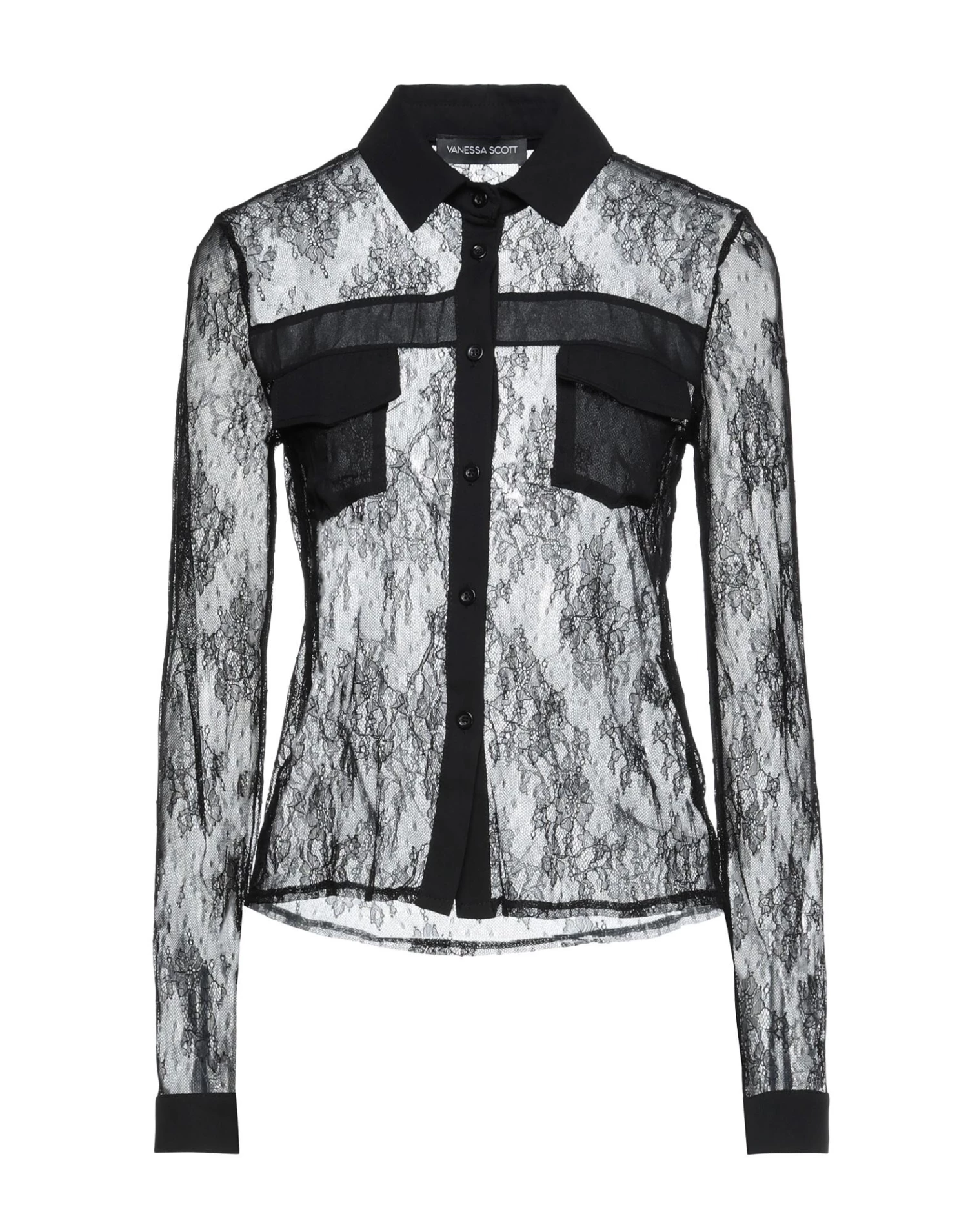 VANESSA SCOTT Lace Shirts & Blouses For Women Beige 4 VANESSA SCOTT Lace Shirts & Blouses For Women Beige - Image 4