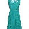 VANESSA SCOTT Short Dress For Women Emerald Green