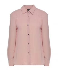 VANESSA SCOTT Solid Color Shirts & Blouses For Women Pastel Pink