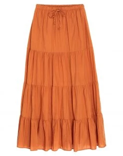 VANESSA SCOTT Maxi Skirts For Women Camel -VANESSA SCOTT Sales Shop unnamed file 463