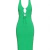 VANESSA SCOTT Midi Dress For Women Green