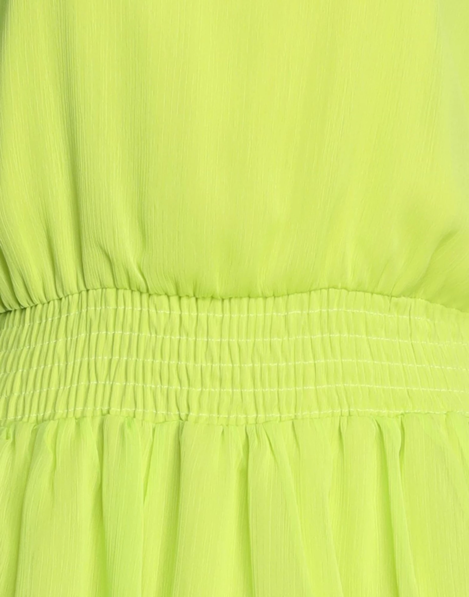 VANESSA SCOTT Short Dress For Women Acid Green 4 VANESSA SCOTT Short Dress For Women Acid Green - Image 4