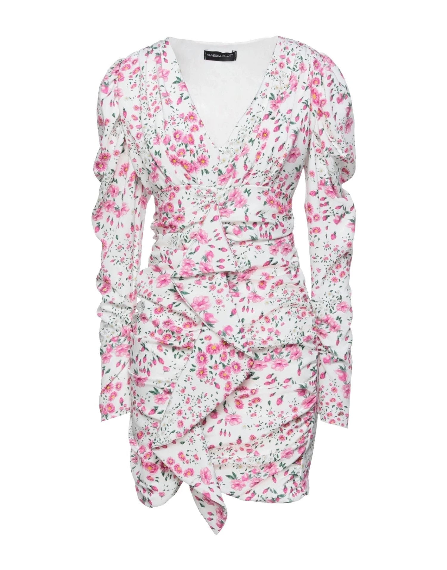 VANESSA SCOTT Short Dress For Women White 1 VANESSA SCOTT Short Dress For Women White