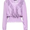 VANESSA SCOTT Blouse For Women Lilac