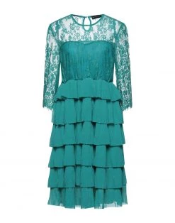 VANESSA SCOTT Short Dress For Women Deep Jade -VANESSA SCOTT Sales Shop unnamed file 510