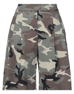 VANESSA SCOTT Shorts & Bermuda For Women Military Green