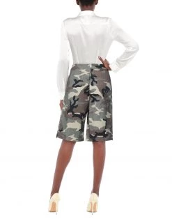 VANESSA SCOTT Shorts & Bermuda For Women Military Green 6 VANESSA SCOTT Shorts & Bermuda For Women Military Green -VANESSA SCOTT Sales Shop unnamed file 545