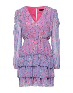 VANESSA SCOTT Short Dress For Women Light Purple