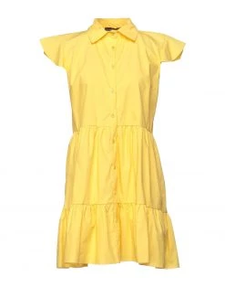 VANESSA SCOTT Short Dress For Women Yellow