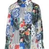 VANESSA SCOTT Patterned Shirts & Blouses For Women White