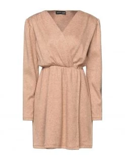 VANESSA SCOTT Short Dress For Women Beige