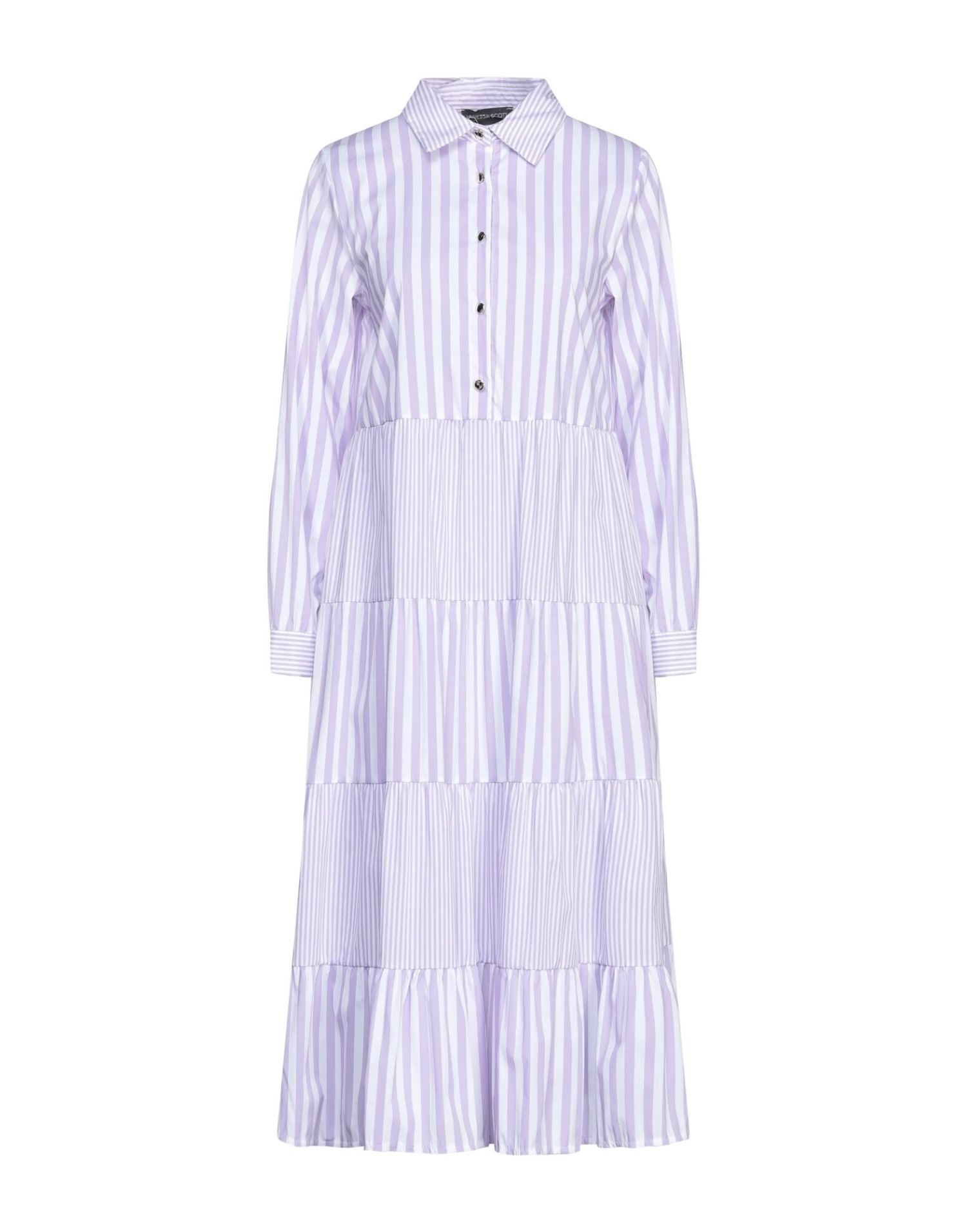 VANESSA SCOTT Midi Dress For Women Lilac 1 VANESSA SCOTT Midi Dress For Women Lilac