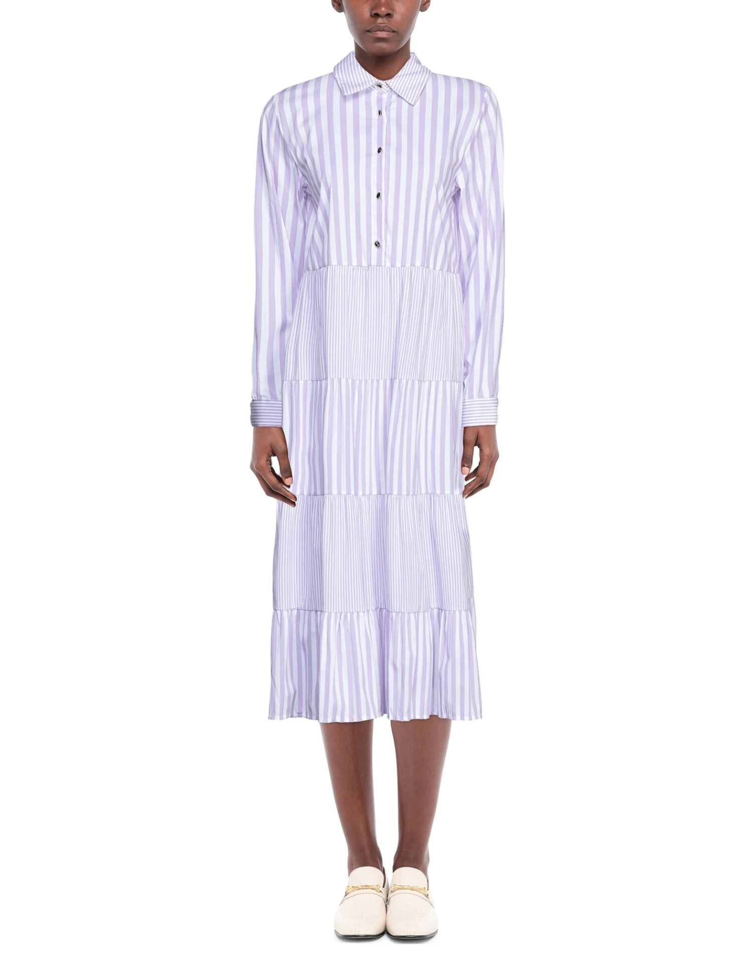 VANESSA SCOTT Midi Dress For Women Lilac 2 VANESSA SCOTT Midi Dress For Women Lilac - Image 2