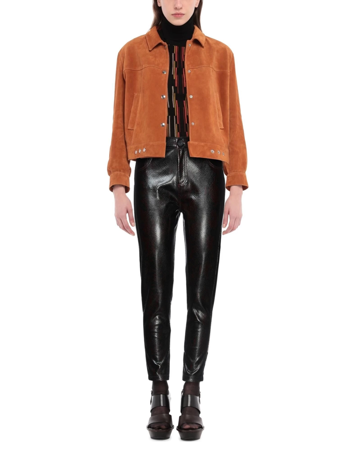 VANESSA SCOTT Casual Pants For Women Maroon 2 VANESSA SCOTT Casual Pants For Women Maroon - Image 2