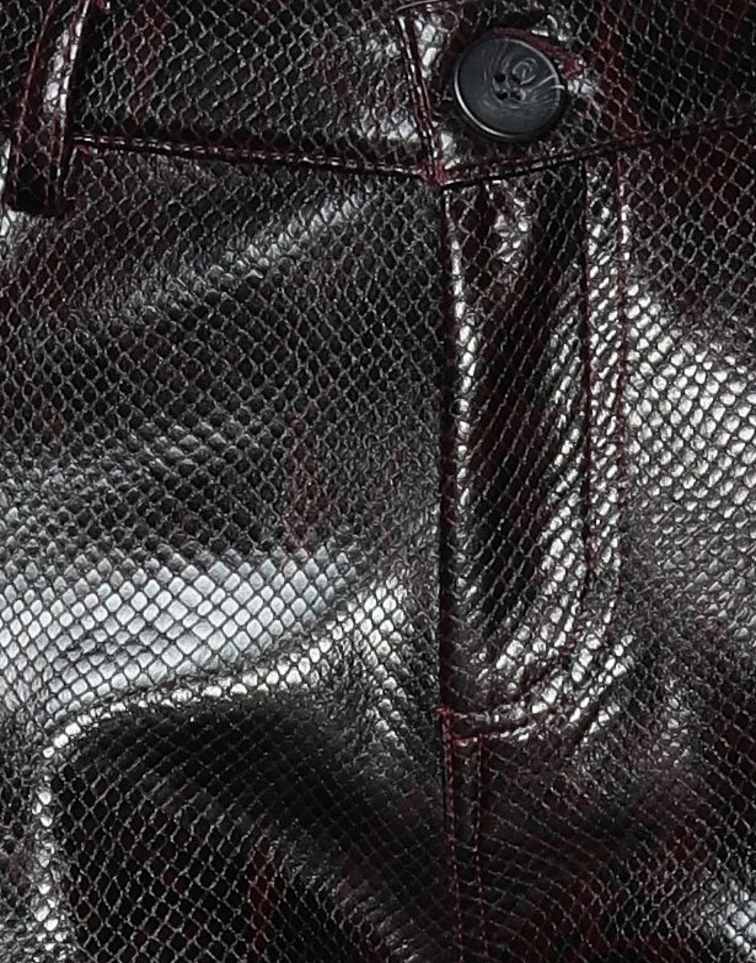 VANESSA SCOTT Casual Pants For Women Maroon 4 VANESSA SCOTT Casual Pants For Women Maroon - Image 4