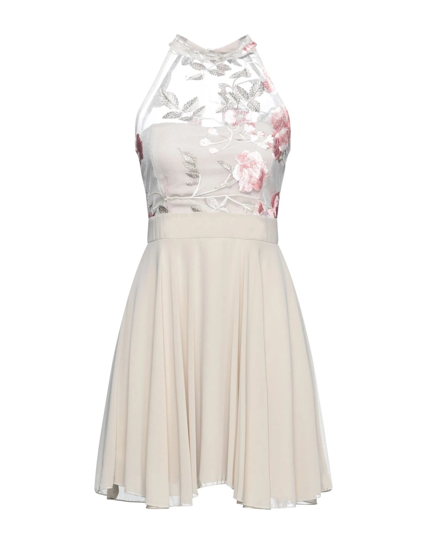 VANESSA SCOTT Short Dress For Women Beige 1 VANESSA SCOTT Short Dress For Women Beige