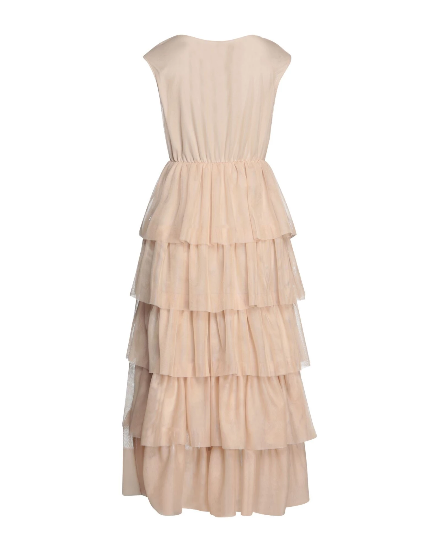 VANESSA SCOTT Long Dress For Women Beige 2 VANESSA SCOTT Long Dress For Women Beige - Image 2