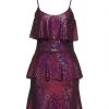 VANESSA SCOTT Short Dress For Women Garnet