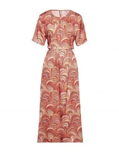 VANESSA SCOTT Midi Dress For Women Yellow