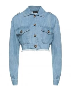 VANESSA SCOTT Denim Jacket For Women Blue