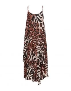 VANESSA SCOTT Midi Dress For Women Cocoa