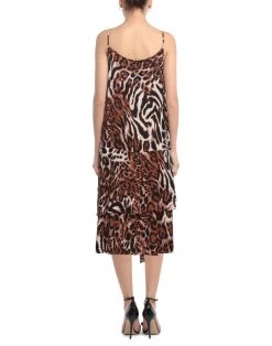 VANESSA SCOTT Midi Dress For Women Cocoa -VANESSA SCOTT Sales Shop unnamed file 821