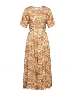 VANESSA SCOTT Midi Dress For Women Yellow 9 VANESSA SCOTT Midi Dress For Women Yellow -VANESSA SCOTT Sales Shop unnamed file 83