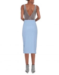 VANESSA SCOTT Midi Skirt For Women Yellow -VANESSA SCOTT Sales Shop unnamed file 841