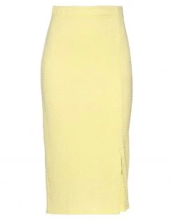 VANESSA SCOTT Midi Skirt For Women Yellow -VANESSA SCOTT Sales Shop unnamed file 844