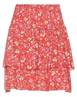 VANESSA SCOTT Mini Skirt For Women Red