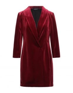 VANESSA SCOTT Full-length Jacket For Women Brick Red