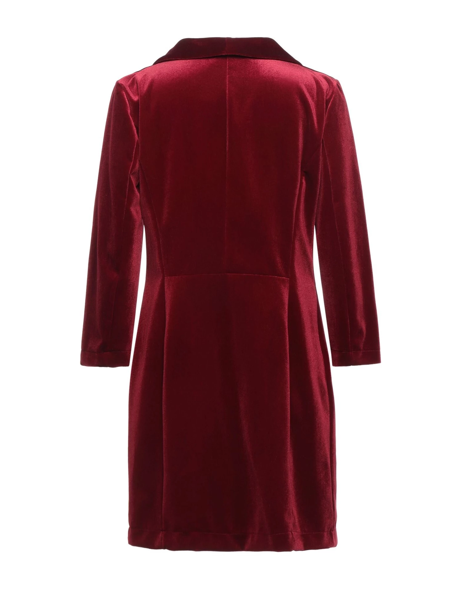 VANESSA SCOTT Full-length Jacket For Women Brick Red 2 VANESSA SCOTT Full-length Jacket For Women Brick Red - Image 2