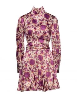 VANESSA SCOTT Short Dress For Women Purple