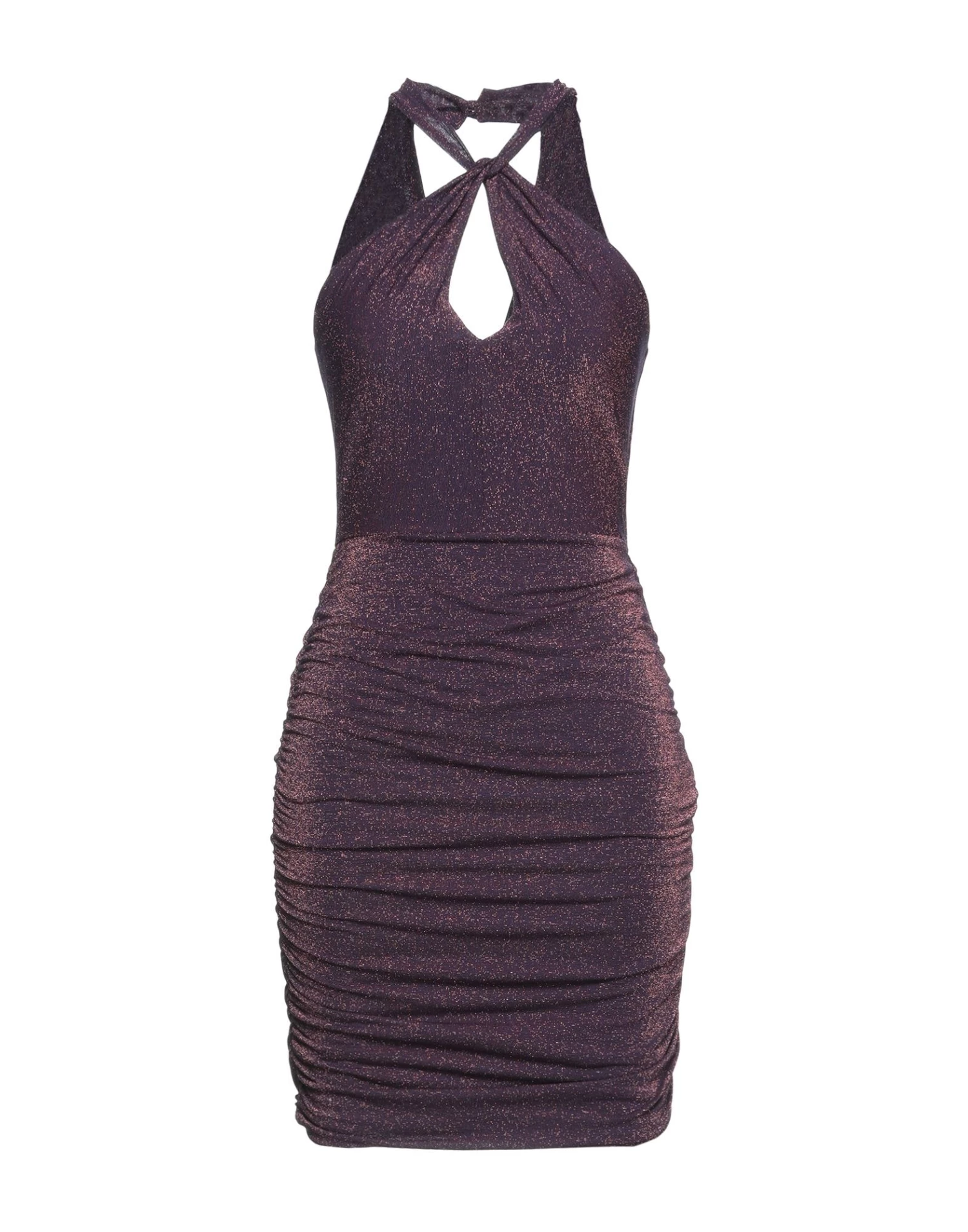 VANESSA SCOTT Short Dress For Women Deep Purple 1 VANESSA SCOTT Short Dress For Women Deep Purple